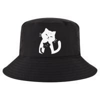 Black Cat And White Cat Cool Comfort Performance Bucket Hat