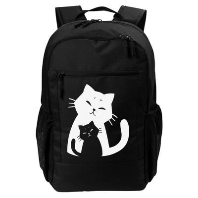 Black Cat And White Cat Backpack