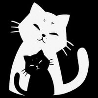 Black Cat And White Cat Backpack