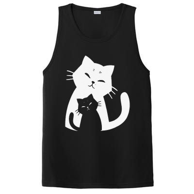 Black Cat And White Cat PosiCharge Competitor Tank