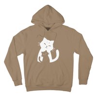 Black Cat And White Cat Hoodie