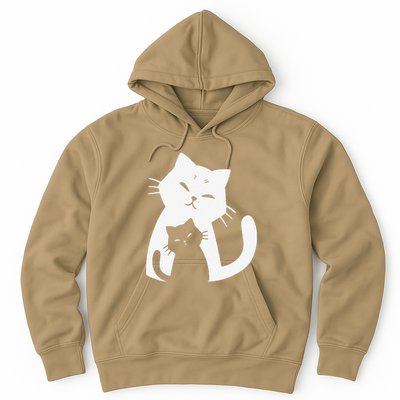 Black Cat And White Cat Hoodie