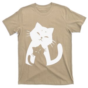 Black Cat And White Cat T-Shirt