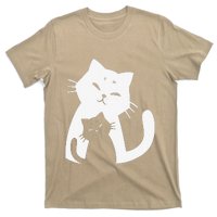 Black Cat And White Cat T-Shirt