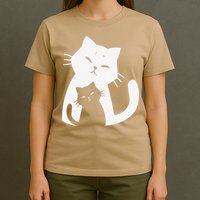 Black Cat And White Cat T-Shirt