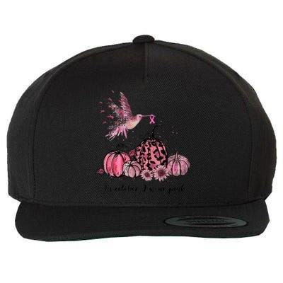 Breast Cancer Awareness In October We Wear Pink Hummingbird Wool Snapback Cap