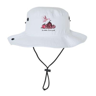 Breast Cancer Awareness In October We Wear Pink Hummingbird Legacy Cool Fit Booney Bucket Hat