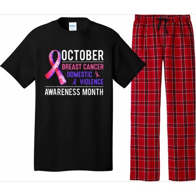 Breast Cancer Awareness & Domestic Violence Awareness Month Pajama Set