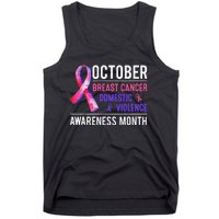 Breast Cancer Awareness & Domestic Violence Awareness Month Tank Top