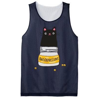 Black Cat Antidepressant  Morningstar Cute Kitten Paws Mesh Reversible Basketball Jersey Tank