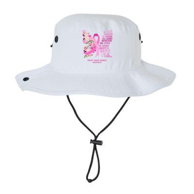 Breast Cancer Awareness Floral Ribbon Butterfly Legacy Cool Fit Booney Bucket Hat