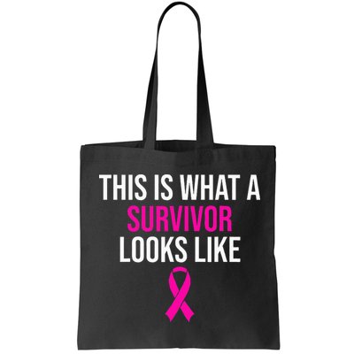 Breast Cancer Awareness Survivor Pink Ribbon Bag