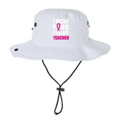 Breast Cancer Awareness I Wear Pink For My Teacher Legacy Cool Fit Booney Bucket Hat