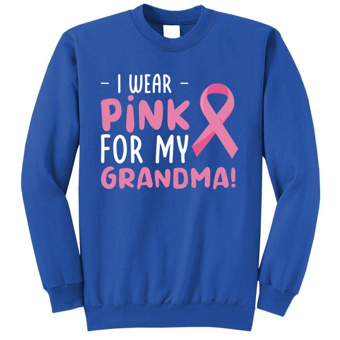 Breast Cancer Awarness Grandmother Breast Cancer Survivor Gift Tall Sweatshirt