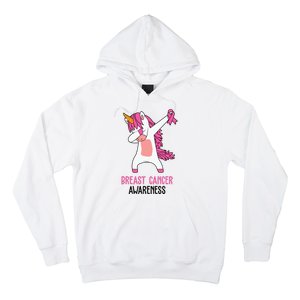 Breast Cancer Awareness Unicorn Ribbon Hoodie