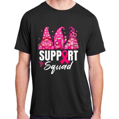 Breast Cancer Awareness Gnomes Support Squad Adult ChromaSoft Performance T-Shirt