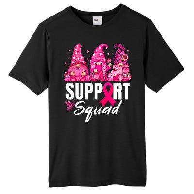 Breast Cancer Awareness Gnomes Support Squad Tall Fusion ChromaSoft Performance T-Shirt