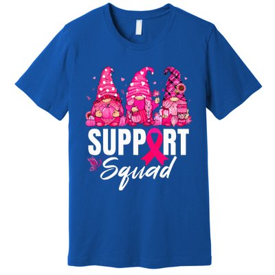 Breast Cancer Awareness Gnomes Support Squad Premium T-Shirt