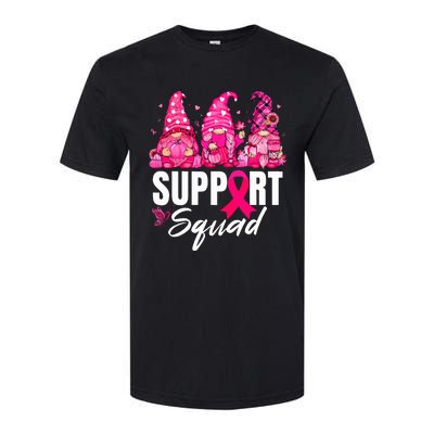 Breast Cancer Awareness Gnomes Support Squad Softstyle CVC T-Shirt