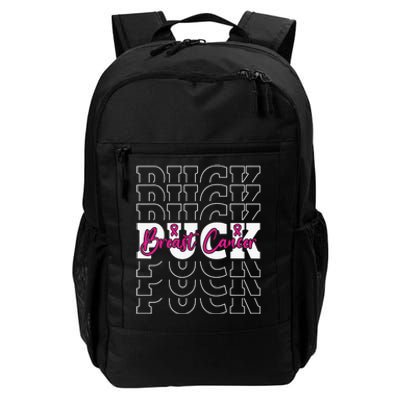 Breast Cancer Awareness Hockey PUCK BREAST CANCER Daily Commute Backpack