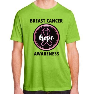 Breast Cancer Awareness Hope Ribbon Adult ChromaSoft Performance T-Shirt