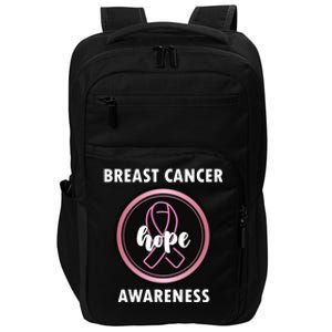 Breast Cancer Awareness Hope Ribbon Impact Tech Backpack