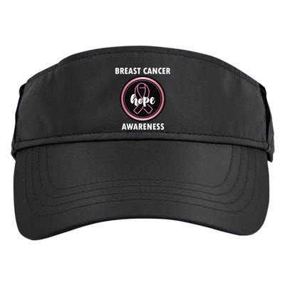 Breast Cancer Awareness Hope Ribbon Adult Drive Performance Visor