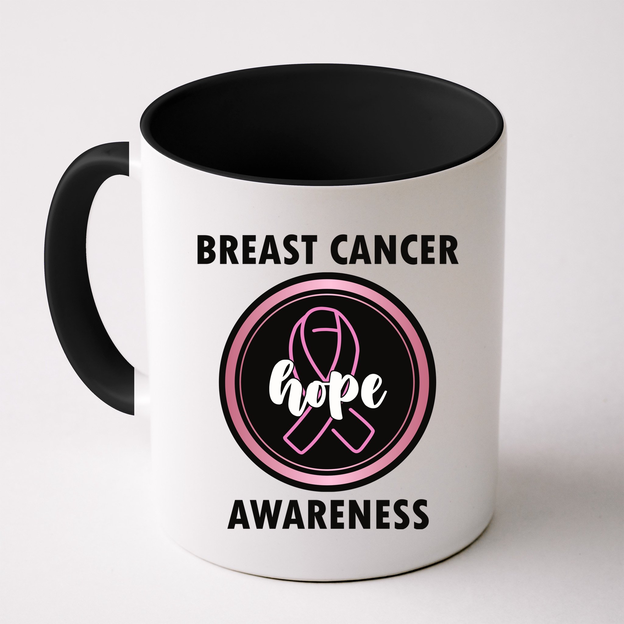 Breast Cancer Awareness Hope Ribbon Mug
