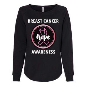 Breast Cancer Awareness Hope Ribbon Womens California Wash Sweatshirt