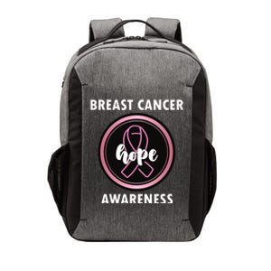 Breast Cancer Awareness Hope Ribbon Vector Backpack