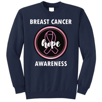 Breast Cancer Awareness Hope Ribbon Tall Sweatshirt