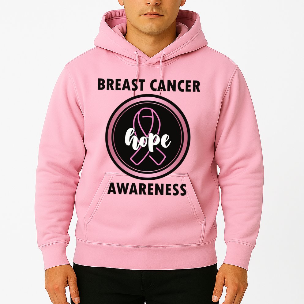 Breast Cancer Awareness Hope Ribbon Hoodie