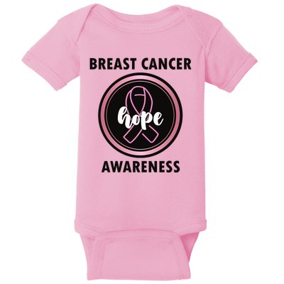 Breast Cancer Awareness Hope Ribbon Baby Bodysuit