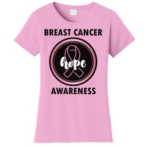 Breast Cancer Awareness Hope Ribbon Women's T-Shirt