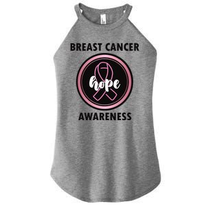 Breast Cancer Awareness Hope Ribbon Women's Perfect Tri Rocker Tank