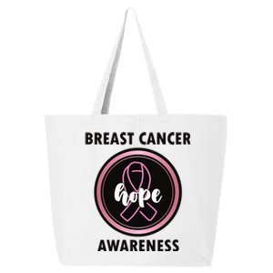 Breast Cancer Awareness Hope Ribbon 25L Jumbo Tote