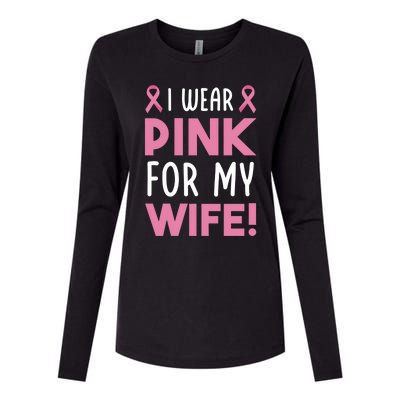 Breast Cancer Awarness Wife Breast Cancer Survivor Gift Womens Cotton Relaxed Long Sleeve T-Shirt