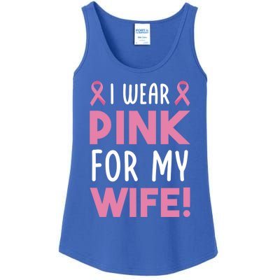 Breast Cancer Awarness Wife Breast Cancer Survivor Gift Ladies Essential Tank