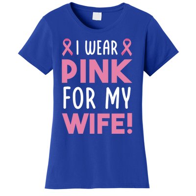 Breast Cancer Awarness Wife Breast Cancer Survivor Gift Women's T-Shirt