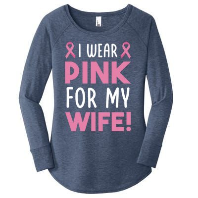 Breast Cancer Awarness Wife Breast Cancer Survivor Gift Women's Perfect Tri Tunic Long Sleeve Shirt