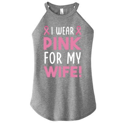 Breast Cancer Awarness Wife Breast Cancer Survivor Gift Women’s Perfect Tri Rocker Tank