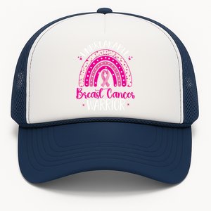 Breast Cancer Awareness Unbreakable Breast Cancer Warrior Gift Trucker Hat