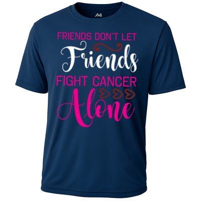 Breast Cancer Awareness Friends Don't Let Friends Fight Cancer Alone Performance Shirt