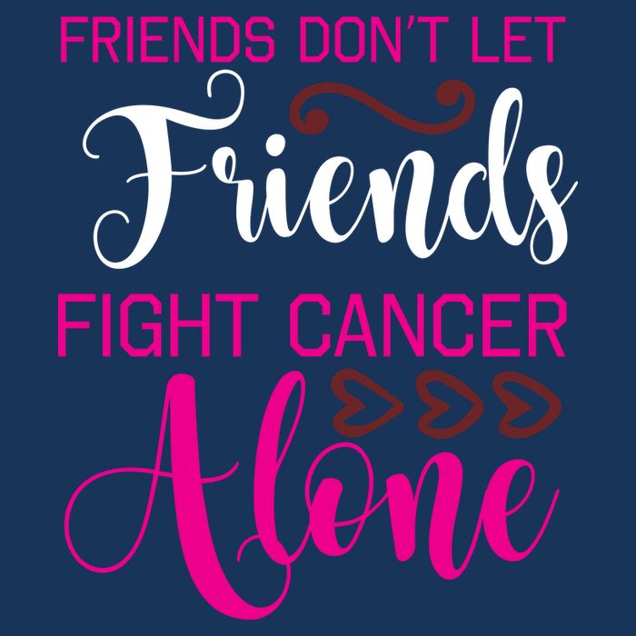 Breast Cancer Awareness Friends Don't Let Friends Fight Cancer Alone Baby Bodysuit