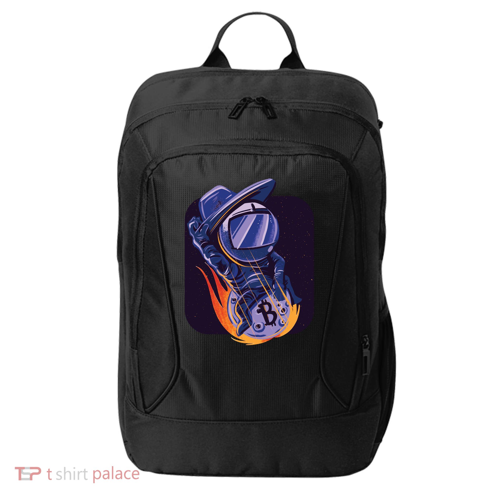 Bitcoin Cowboy Astronaut City Backpack