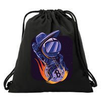Bitcoin Cowboy Astronaut Drawstring Bag