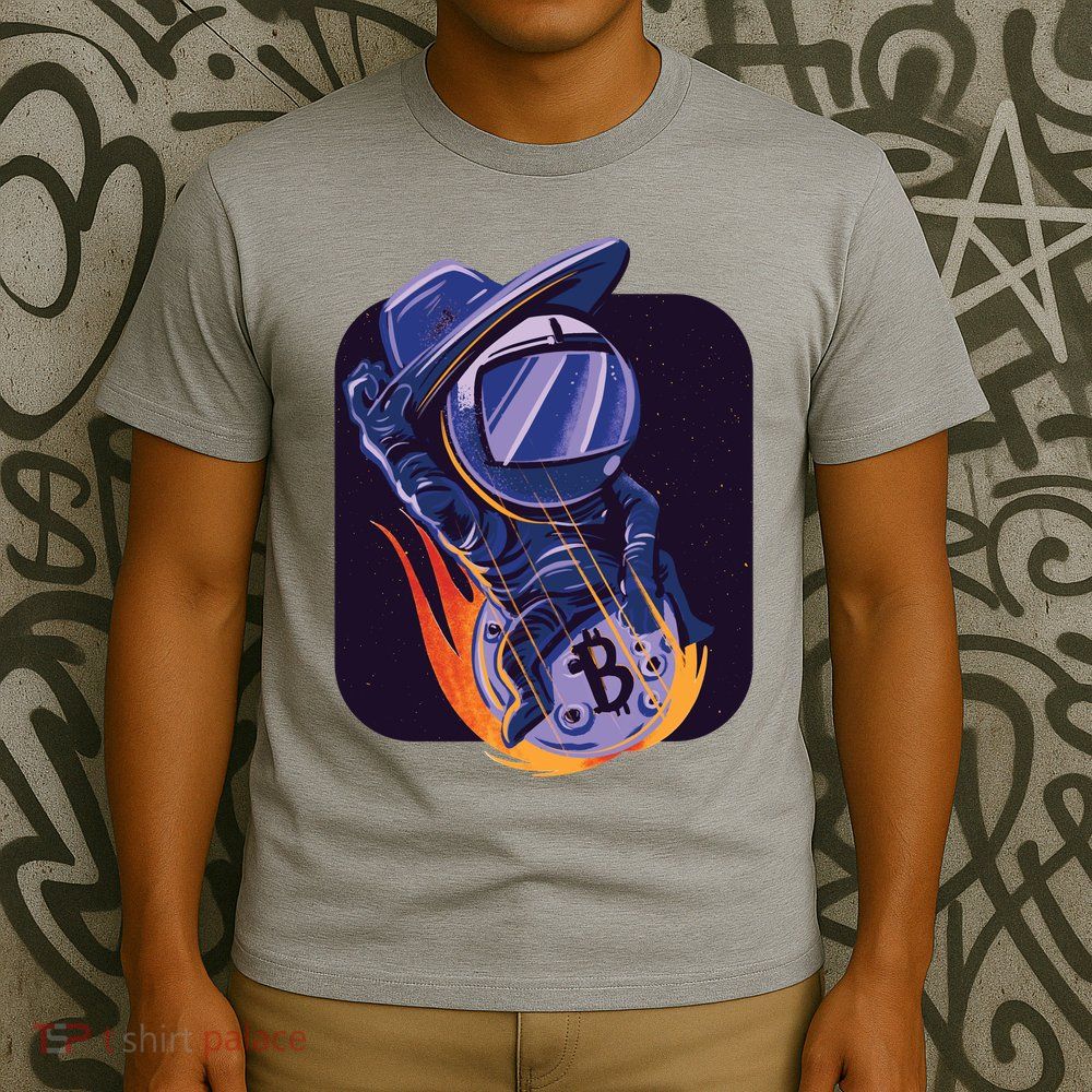 Bitcoin Cowboy Astronaut T-Shirt