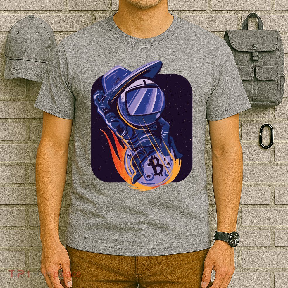 Bitcoin Cowboy Astronaut T-Shirt
