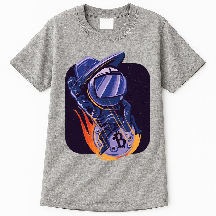 Bitcoin Cowboy Astronaut Tall T-Shirt