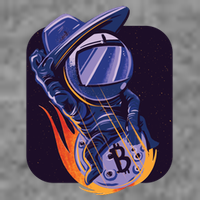 Bitcoin Cowboy Astronaut Tall T-Shirt